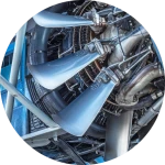 CNC machined aircraft structural components fabricated to rigorous aerospace industry quality standards.