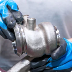 Spektrum an Pulverbeschichtungsoberflächenstrukturen und Glanzgraden von matt bis hochglänzend, industrietauglich