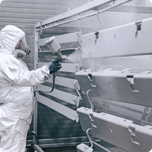 Aerospace post-processing services including anodizing and heat treatment on precision machined hardware.