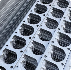 Durable steel sheet metal components including brackets and enclosures with precise bends