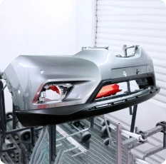 Large-scale custom plastic housing produced using heavy-duty injection molding machinery.