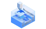 White plastic 3D printed concept models showing iterative design snapshots for rapid product development