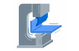 Schnell gefertigter Blechprototyp mit präzisen Biegungen und Hardware-Einsätzen für Designtests