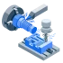 Industrial CNC milling and lathe turning for precision metal and plastic components