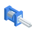 Industrial metallic material extrusion process for complex aluminum and alloy profiles