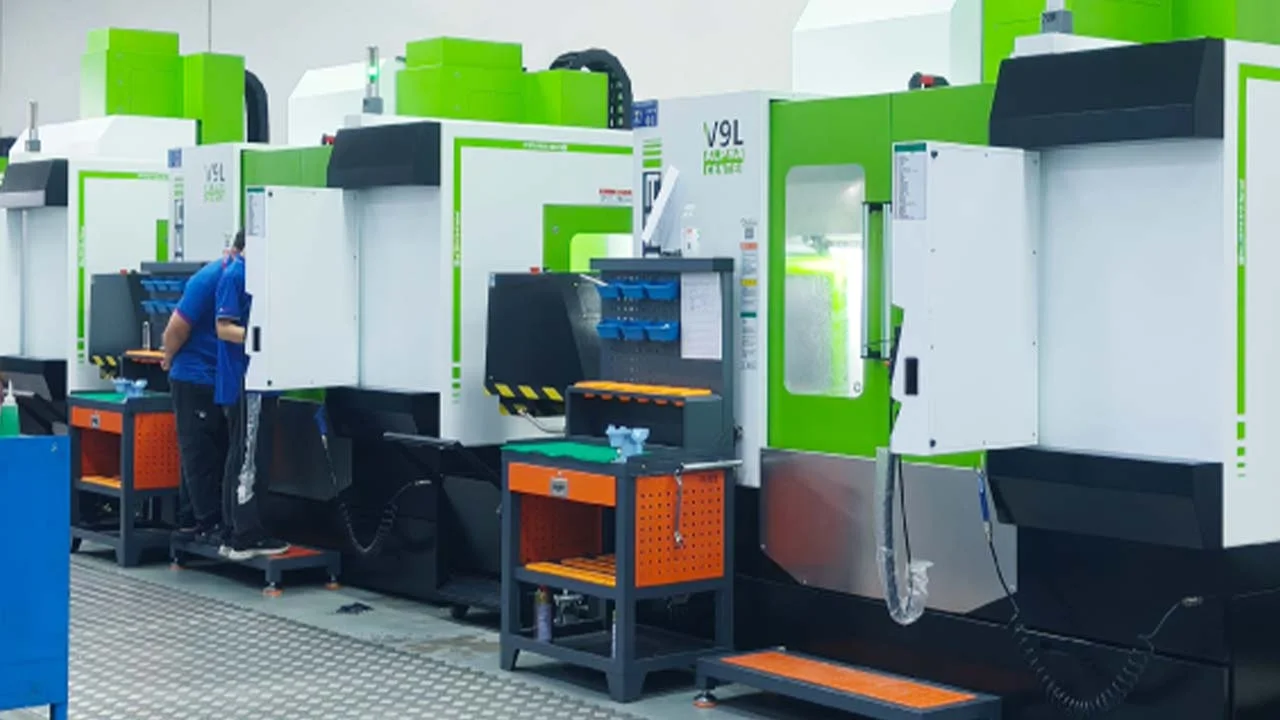 Automated sheet metal production line in a modern factory-direct manufacturing facility1